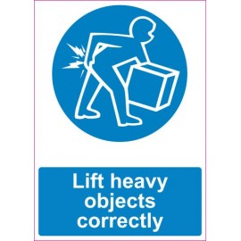 Lipdukas Lift heavy objects correctly